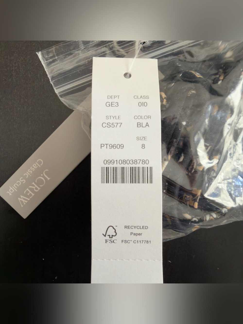 NWT!  J. Crew Gemma one-piece in bandana-print Classic Sculpt™ - Picture 8 of 8